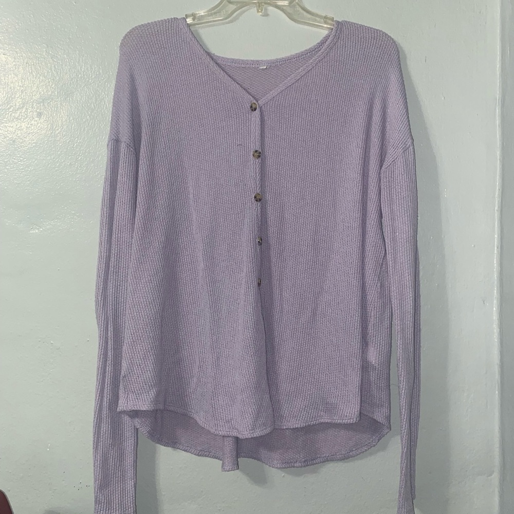 Button up sweater